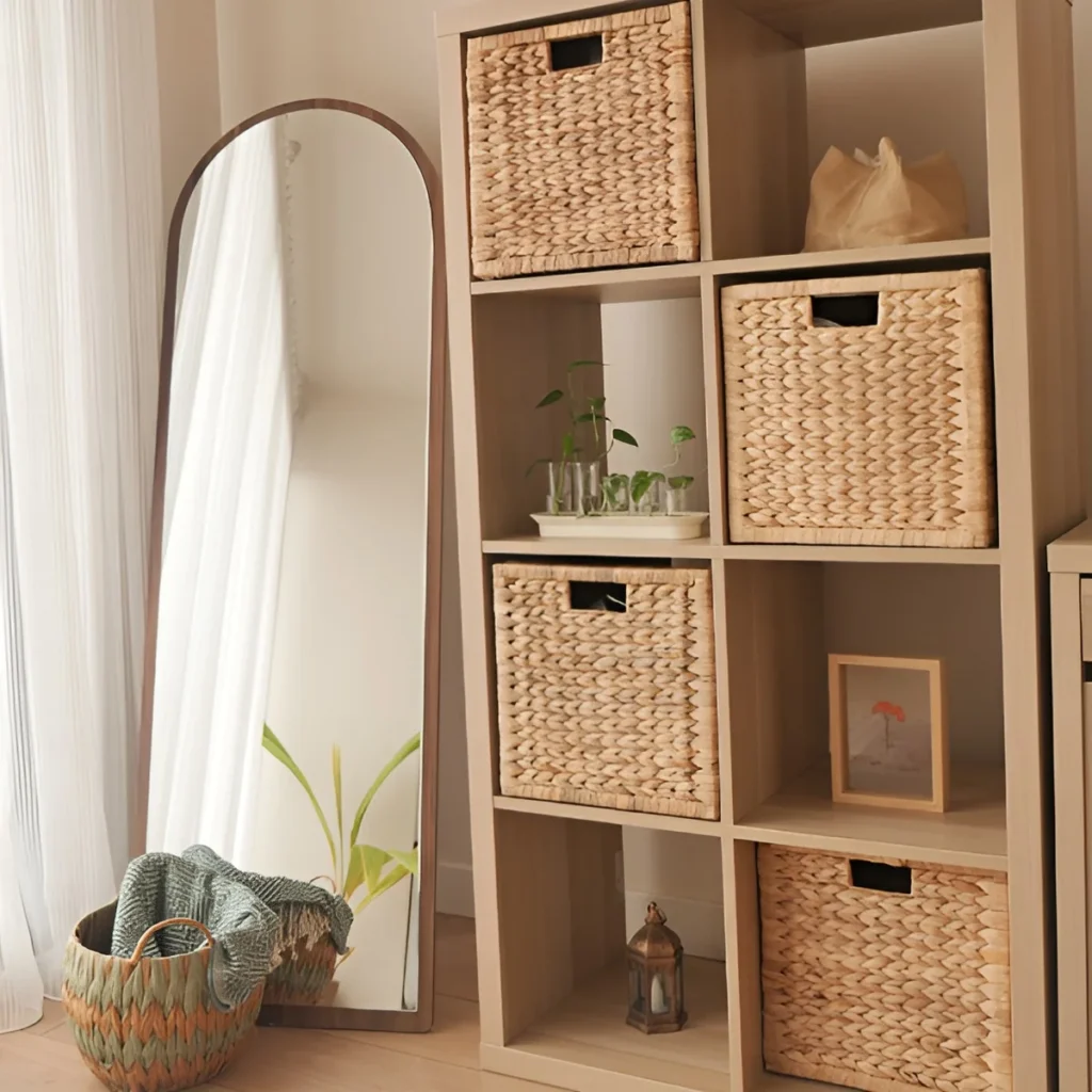 Image representing neatly organized home storage.