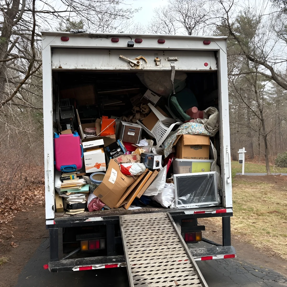 Image showing furniture and junk removal in Framingham, MA.
